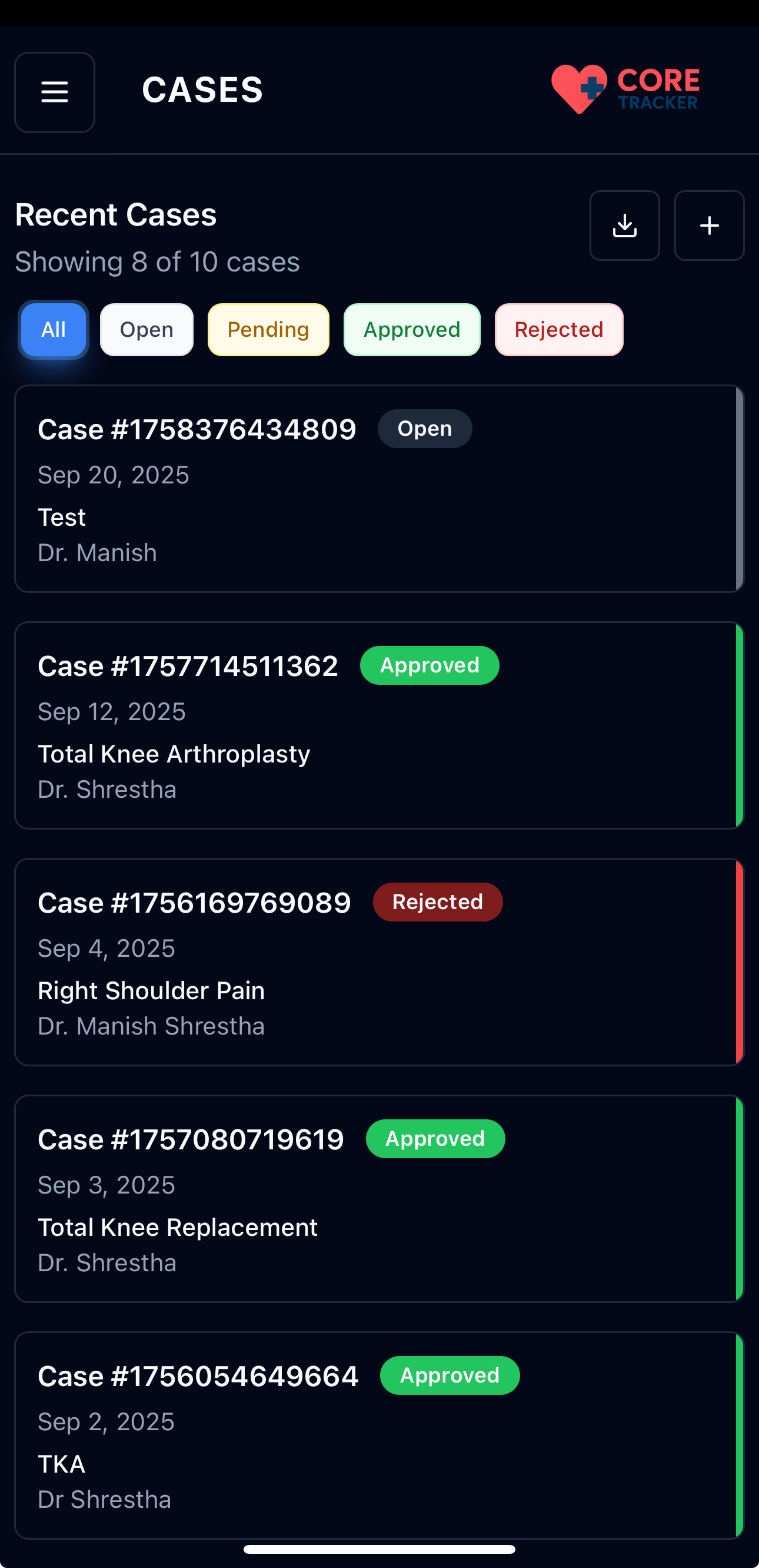 Case Filters